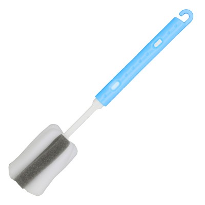 Plastic telescopic handle cup cleaning sponge brush